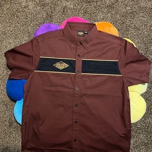 Harley Davidson button up shirt
